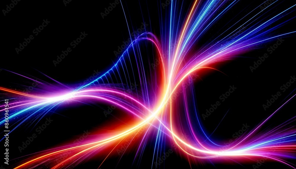 Neon Futuristic Flashes on Black Cyberpunk Innovations Neon Futuristic Flashes on Black Cyberpunk Innovations