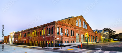 Photography Union Iron Works Historic District at Pier 70, Potrero Point in San Francisco -