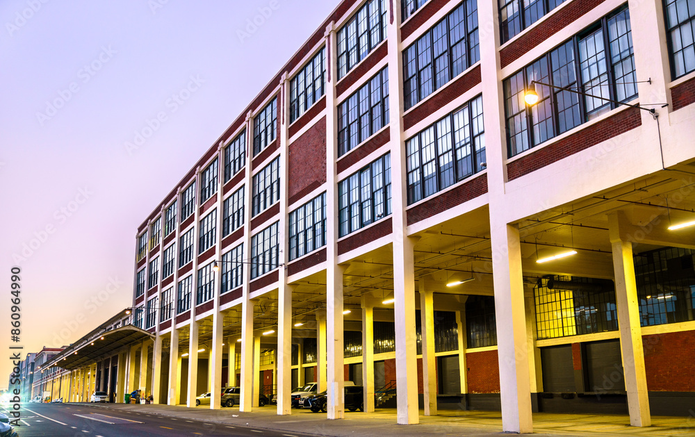 Obraz premium Architecture of Dogpatch Neighborhood in San Francisco - California, United States