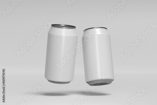 Blank Soda Can Mockup