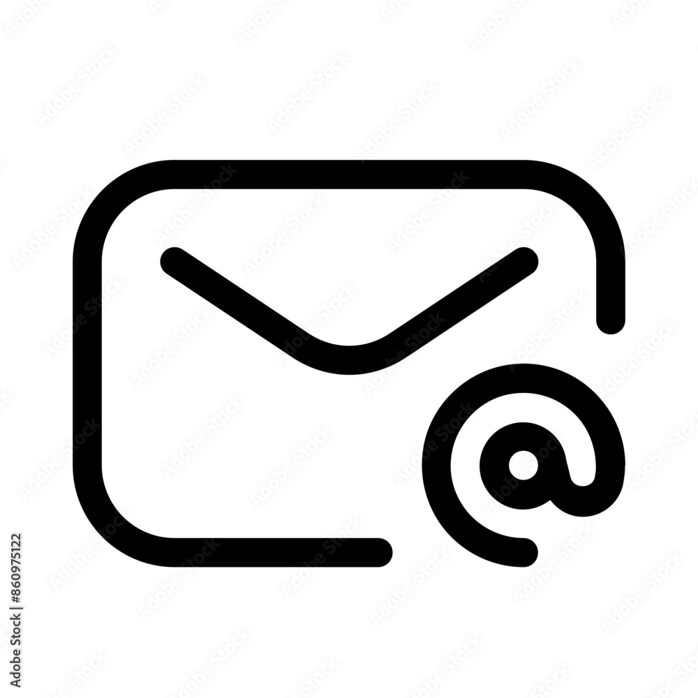 e mail icon with line style, perfect for user interface projects e mail icon with line style, perfect for user interface projects
