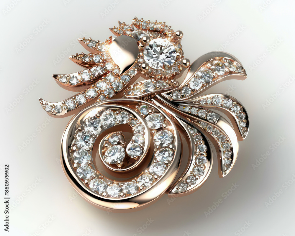 High End Diamond Brooch with Animal Motifs, Radiant Diamond Jewelry, Nature Inspired Charm, Luxury Sparkling Accessory, Enchanting Nature Themes, Elegant Diamond Piece, Detailed Artistry High End Diamond Brooch with Animal Motifs, Radiant Diamond Jewelry, Nature Inspired Charm, Luxury Sparkling Accessory, Enchanting Nature Themes, Elegant Diamond Piece, Detailed Artistry