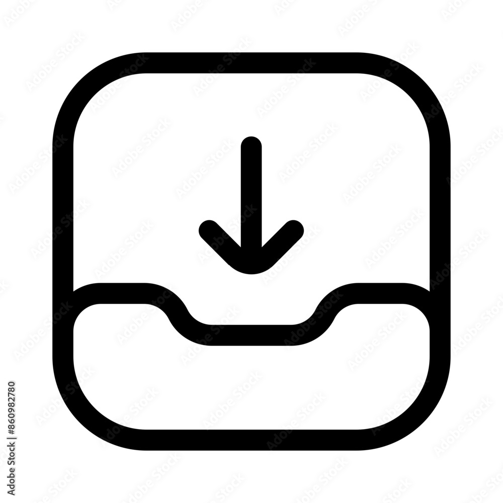 archive icon with line style, perfect for user interface projects archive icon with line style, perfect for user interface projects