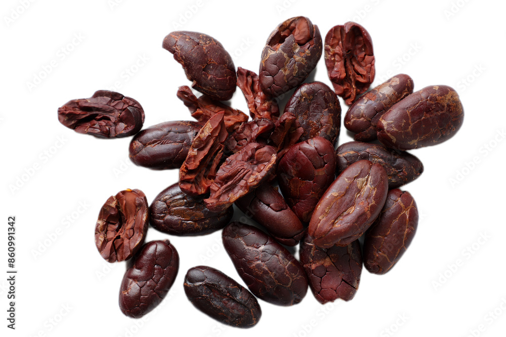Cocoa isolated on white background Cocoa isolated on white background