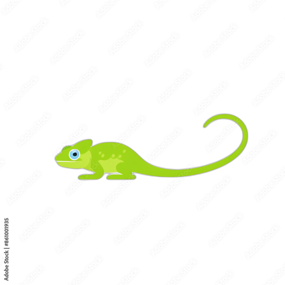 Fototapeta premium Lizard Green Cute Animal Reptile