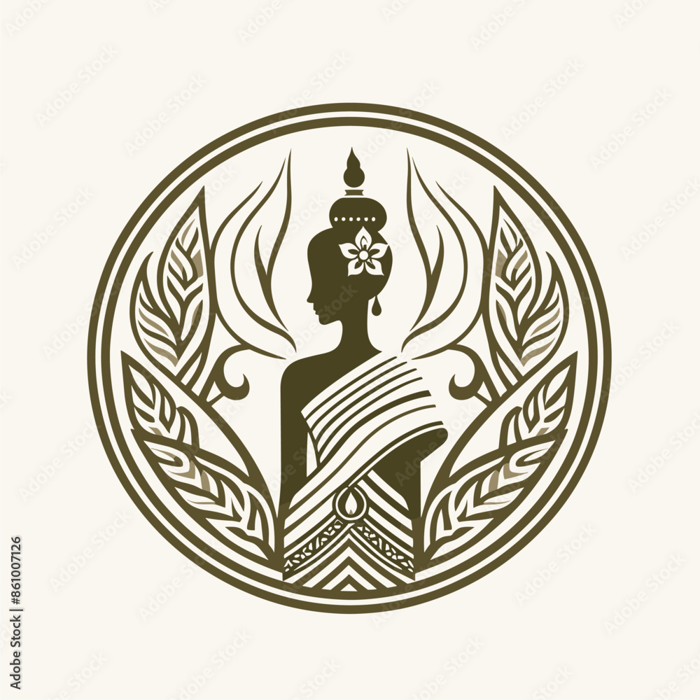 Create a logo that looks ASEAN with a figure of a woman as the main object For beauty and food and herbal businesses
Create a logo that looks ASEAN with a figure of a woman as the main object For beauty and food and herbal businesses