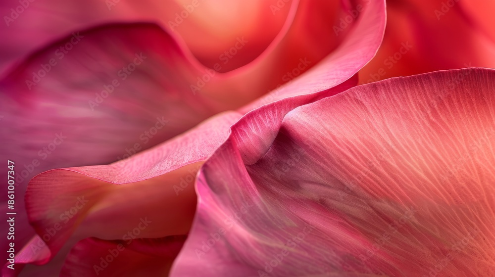 Close-up of Delicate Pink Petals Close-up of Delicate Pink Petals