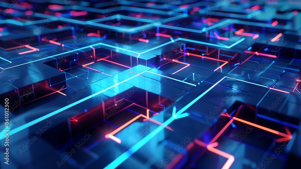 Background close up photorealistic Arrows and Flow Lines Connecting network , glow colors, neon color, long exposure, banner 16:9 Background close up photorealistic Arrows and Flow Lines Connecting network , glow colors, neon color, long exposure, banner 16:9