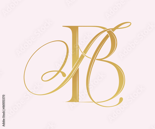 AB,BA, logo AB ,Letter AB ,monogram AB
