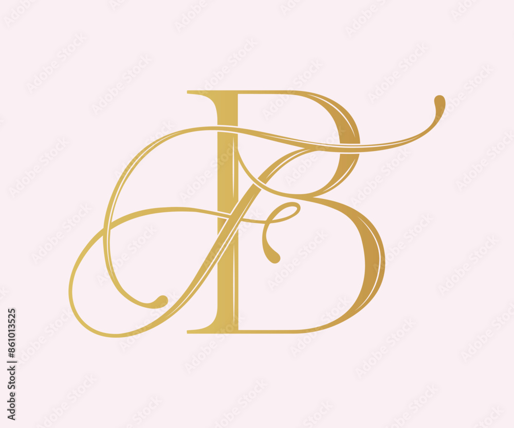 FB,BF, logo FB ,Letter FB ,monogram FB