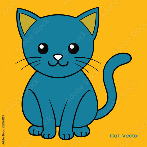 Purrfectly Adorable Whimsical Cat Vector Illustrations.