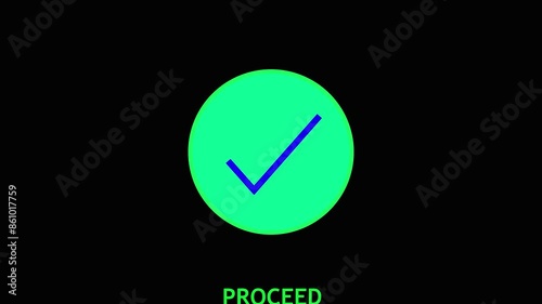 Tik  mark in a circle 