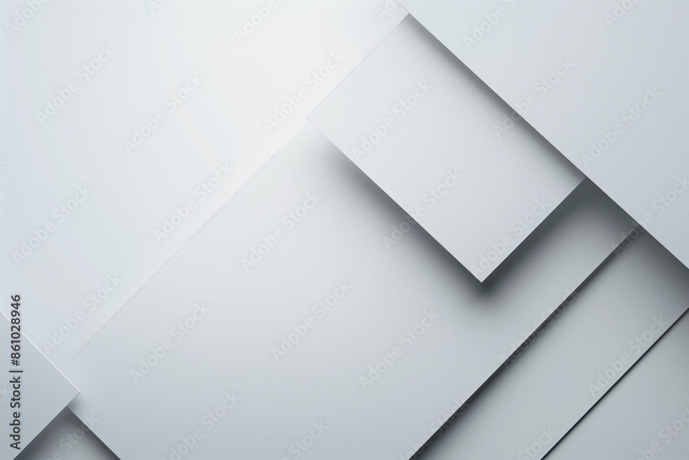 Abstract modern minimalist white background with shadows casting from overlapping squares Abstract modern minimalist white background with shadows casting from overlapping squares