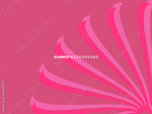 Unique artistic summer card with multicolored background, shapes and geometric elements in memphis style. Abstract design card perfect for prints, flyers, banners, invitations, charters, etc.