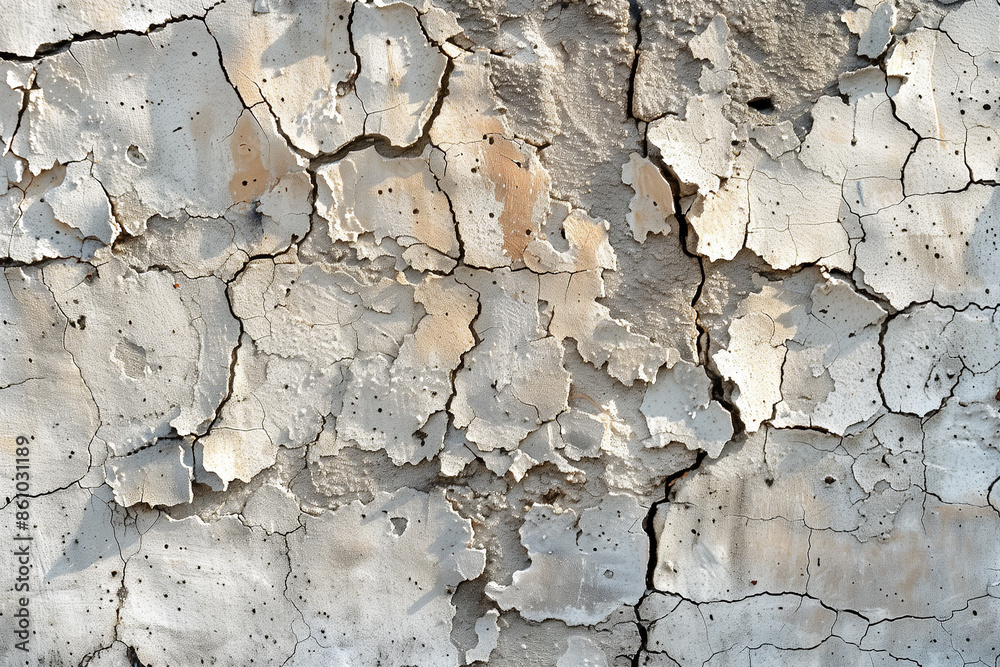 Fototapeta premium cracked concrete old wall texture background