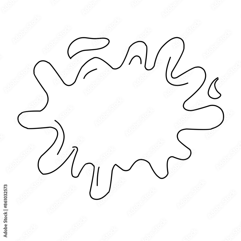 Hand drawn explosion, bomb element. Comic doodle sketch style. Vector ilustration Hand drawn explosion, bomb element. Comic doodle sketch style. Vector ilustration