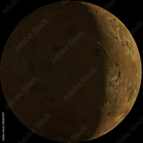 Io, moon of planet Jupiter photo
