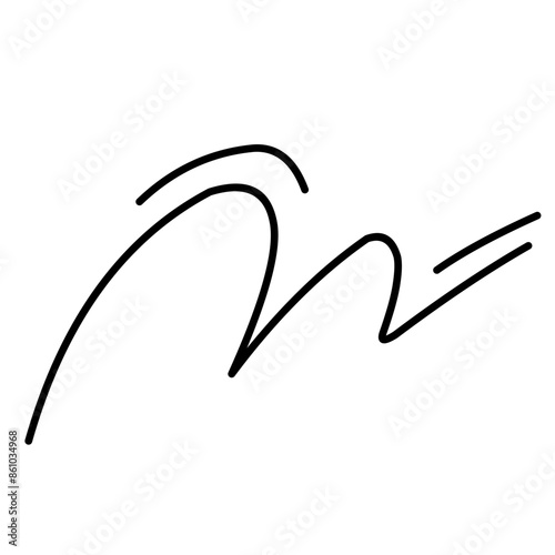 Hand drawn wind moving line. Breath of the typhoon