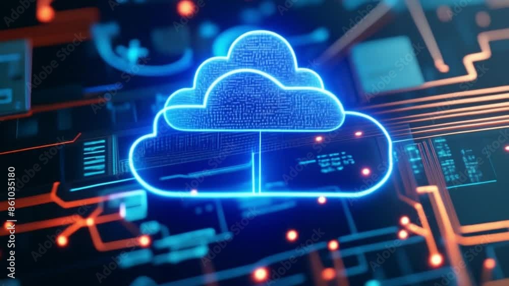 moving data to cloud platforms, emphasizing the role of cloud computing and SaaS in modernizing IT infrastructure. Digital transformation