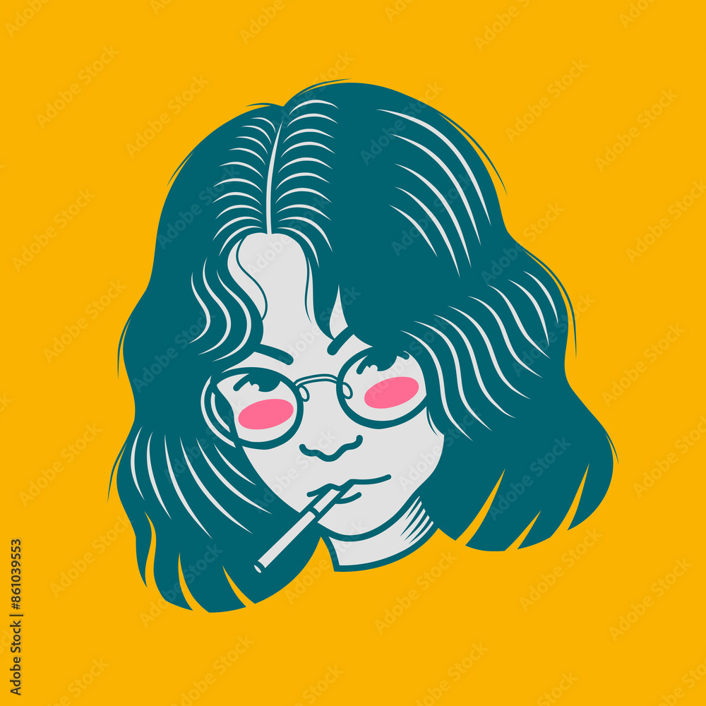 Character design avatar flat minimalist 44 Character design avatar flat minimalist 44