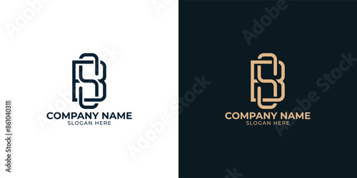 Interlocking BS: Creative Letter Logo