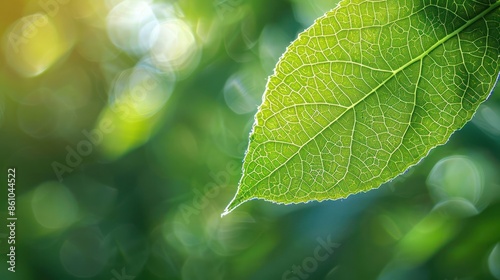 Green leaf bio DNA soft background tech