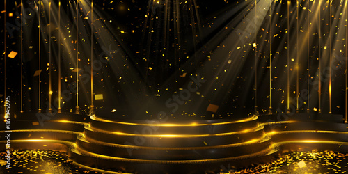 Vector Spotlights Scene Light Effects Glow light effect Vector illustration
