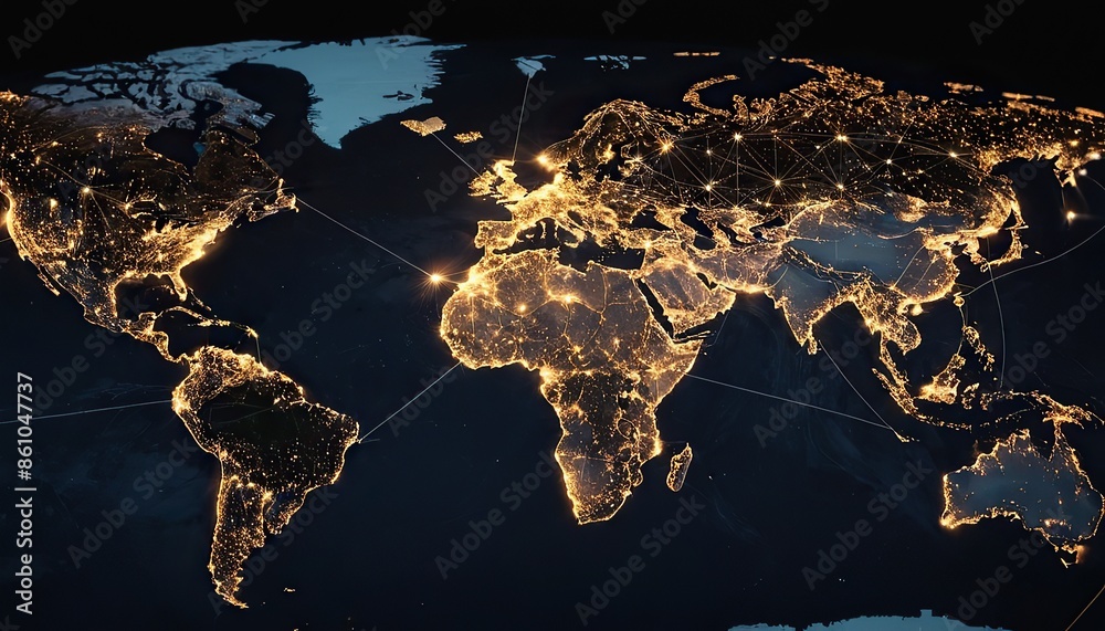 global density map in slack blue tone for technology concepts and network coverage global density map in slack blue tone for technology concepts and network coverage