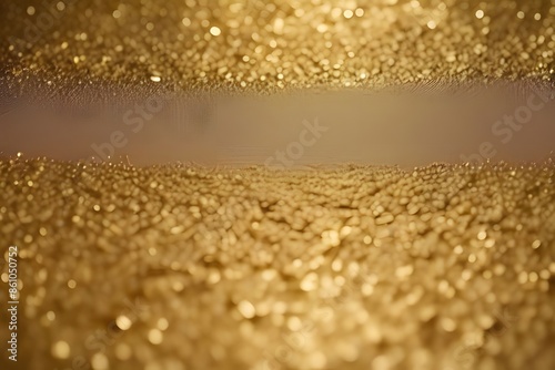 Sophisticated gold shimmer background with glitter. Luxurious and elegant texture