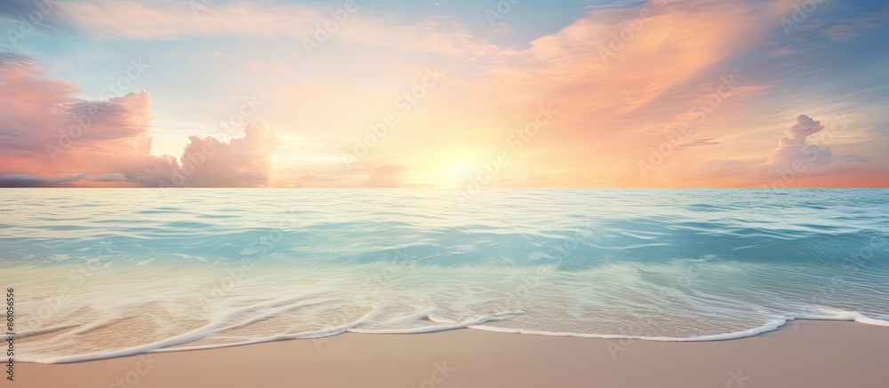 Enhance beach scene vacation concept with tropical beach background featuring a beach swing or hammock, white sand, and serene sea in an ideal summer landscape for a beach banner. Enhance beach scene vacation concept with tropical beach background featuring a beach swing or hammock, white sand, and serene sea in an ideal summer landscape for a beach banner.