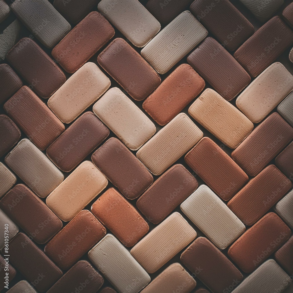 Footpath bricks pattern background. top view Footpath bricks pattern background. top view