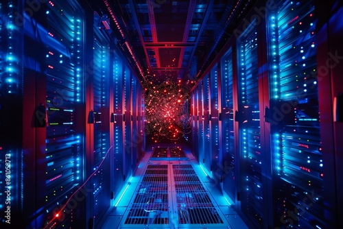 wallpaper of a server rack data center cyber networking security, internet, system, server, technology, computer, network, cloud, data, digital, information, database, computing