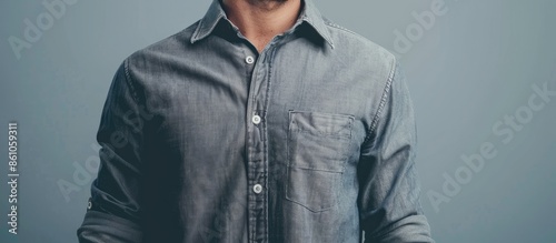 Formal grey shirt for menvD...