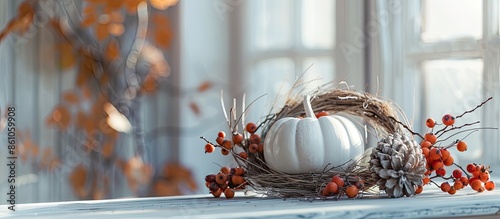 Autumn home decorations in ...
