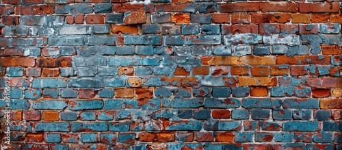 Brick wall. Bricklaying. Ol...