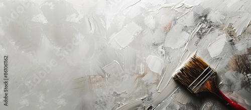 Painting the walls with whi...