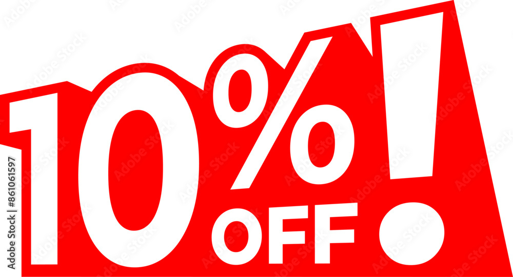 Special discount get 10% off, Flat and perspective design Special discount get 10% off, Flat and perspective design