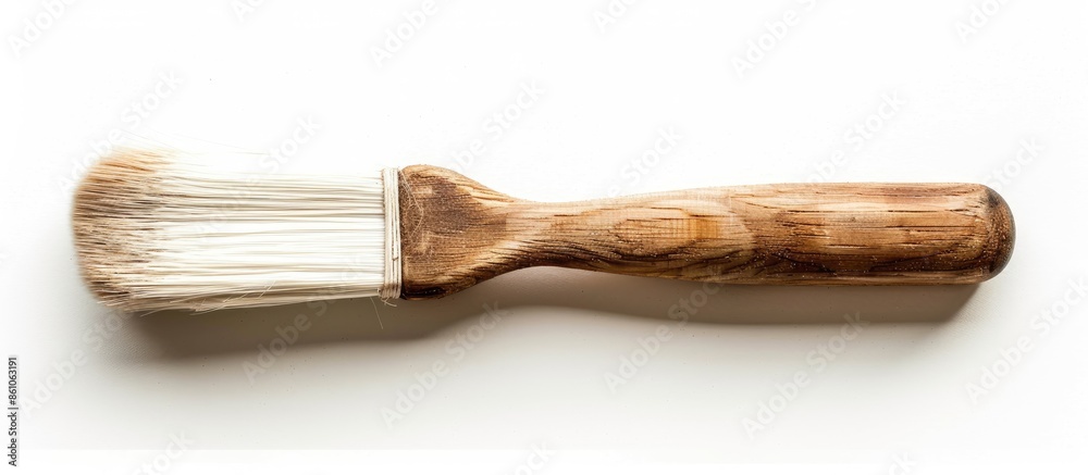 Decorative brush for curtains.isolated on white background. with copy space image. Place for adding text or design Decorative brush for curtains.isolated on white background. with copy space image. Place for adding text or design