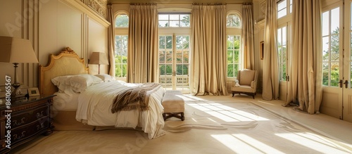 Luxury bedroom of house in ...
