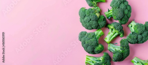 Fresh broccoli Isolated on ...