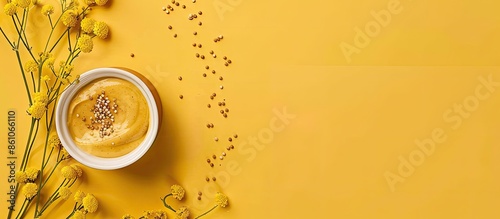 Home made mustard with cour...