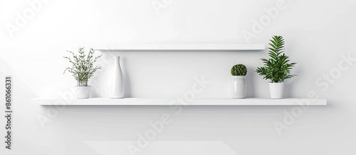 realistic white wooden wall...