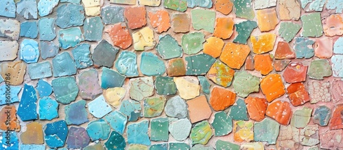 Colorful oil paint texture ...
