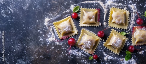 three fresh homemade raw ra...