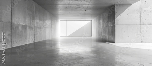 Abstract white empty interi...