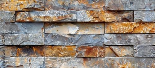 texture of marble facing br...