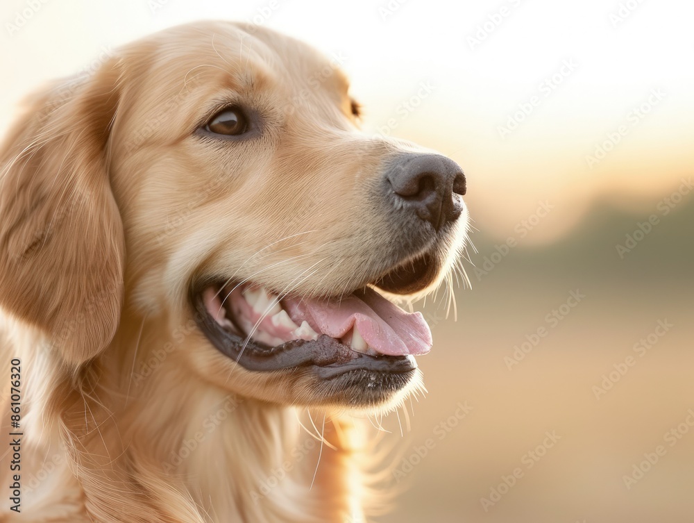 Light Brown Labrador Retriever Puppy with Playful Expression Light Brown Labrador Retriever Puppy with Playful Expression