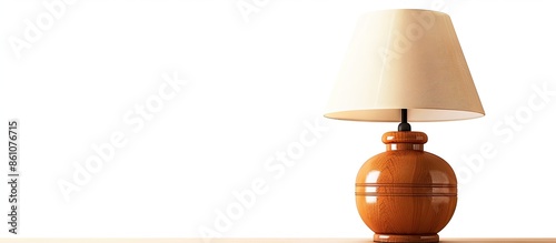 Table lamp isolated on whit...