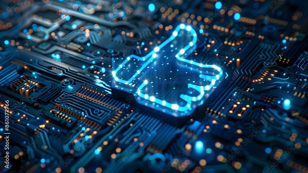 like icon in technology with symbols like those on microchips Data from the CPU flows through the motherboards of the future. like icon in technology with symbols like those on microchips Data from the CPU flows through the motherboards of the future.
