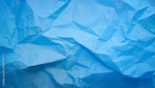 Wallpaper Mural crumpled blue paper texture background Torontodigital.ca